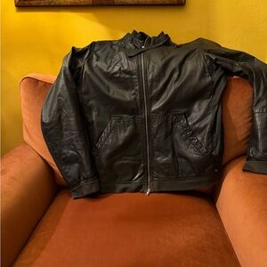 Brogden 1959 black leather  Bomber Jacket